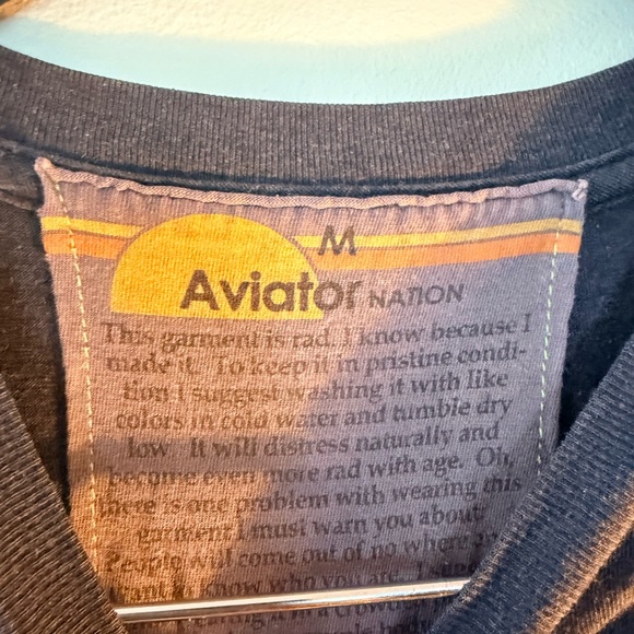 Aviator Nation Blue Lightning Bolt T-Shirt - Picture 4 of 5